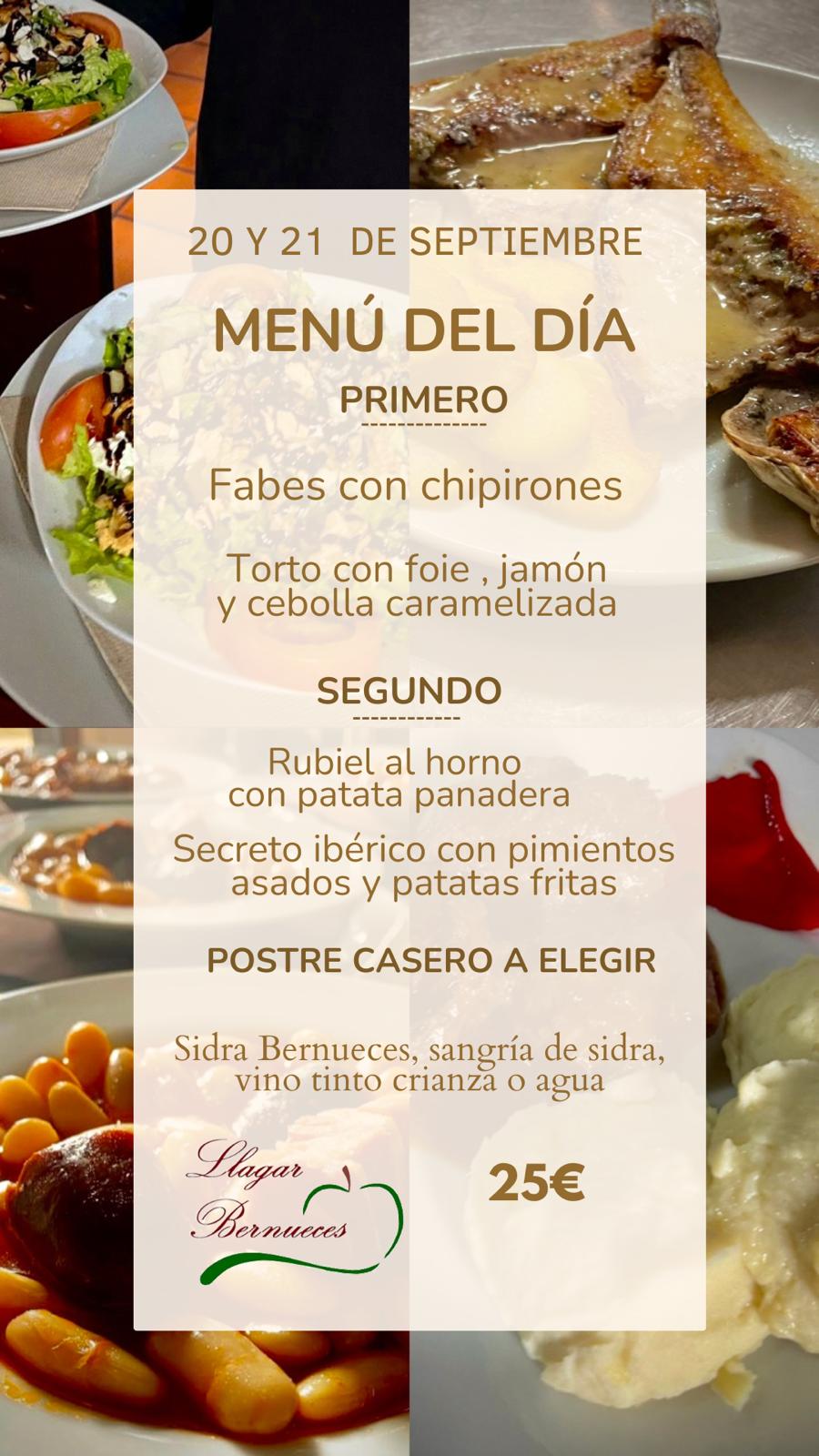 MENÚ DEL DÍA