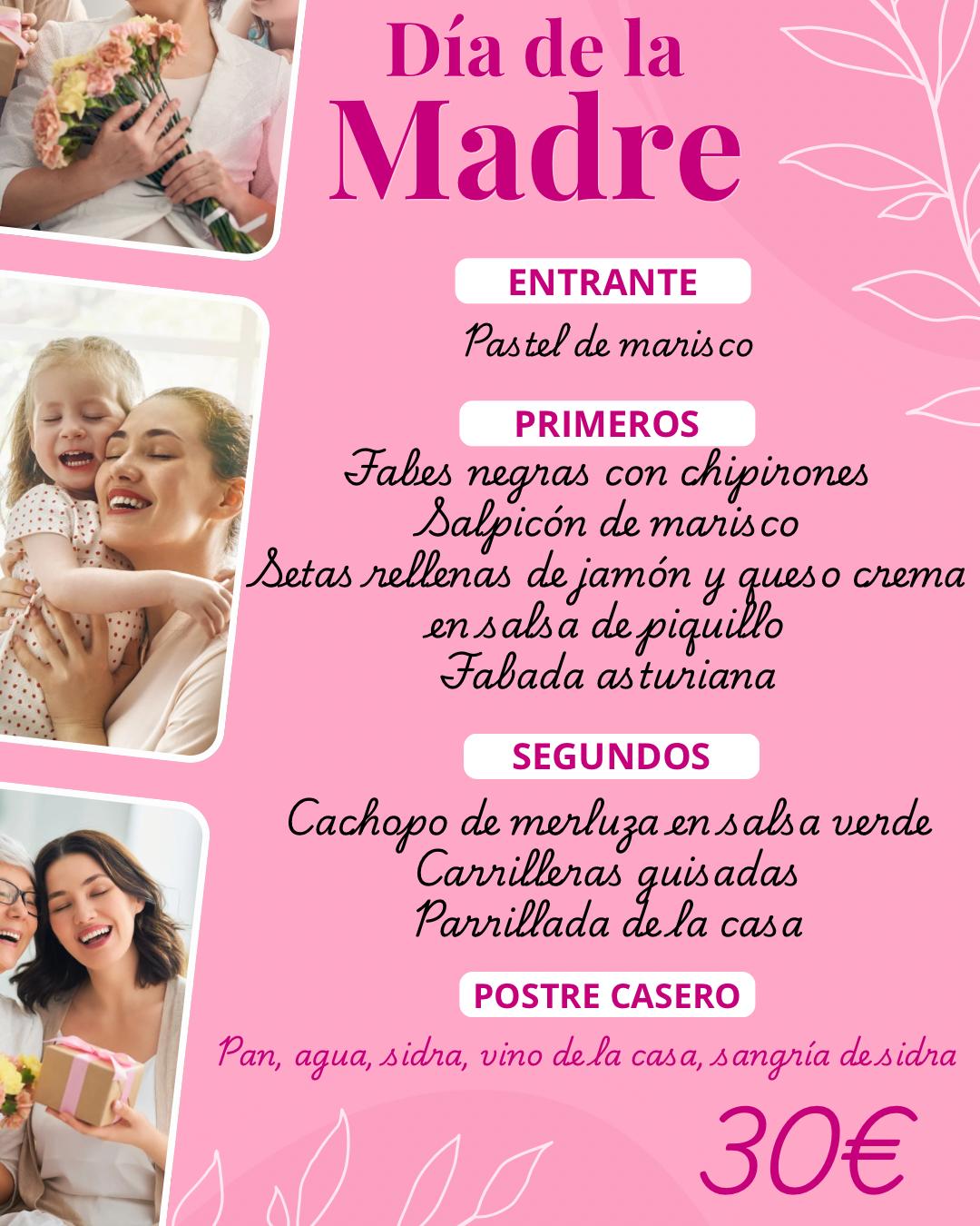 MENÚ del día  FIN DE SEMANA