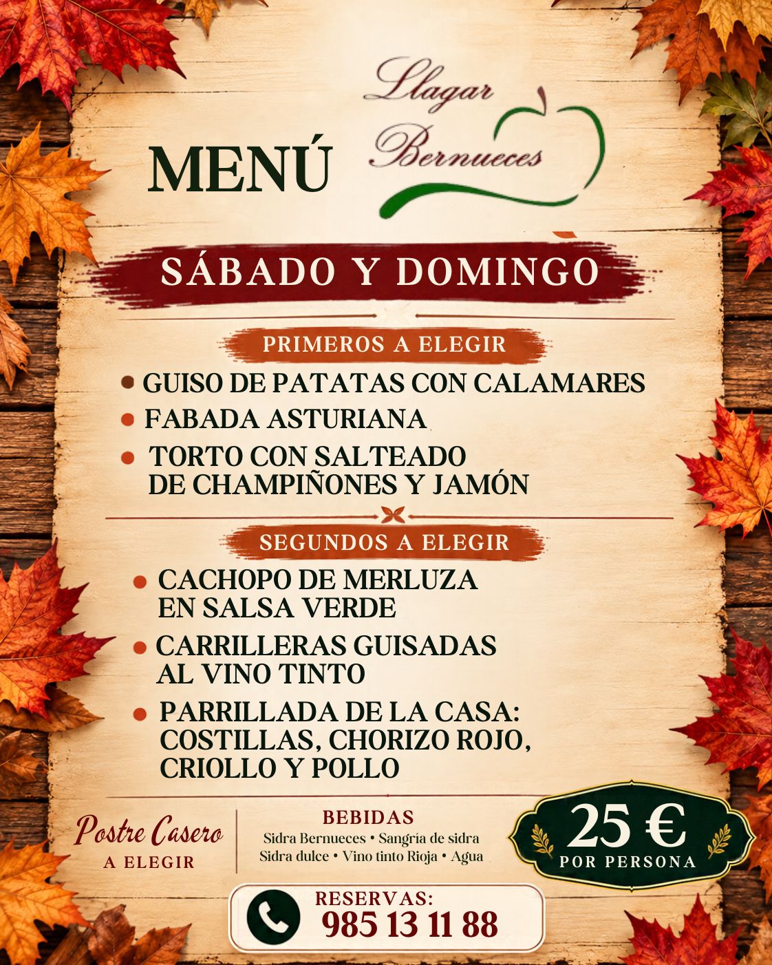MENÚ del día